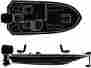168-84 10181 Attwood Marine Poly Tournament Bass Boat Cover 048903101813