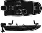 10204 Attwood Marine Poly Alum Bass 17-79 Blue 048903102049