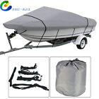 Ea967196su 11-22ft 210d Heavy Duty Trailerable Boat Cover Fishing V-hull Waterproof