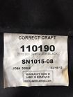 110190 Taylor Made Correct Craft Bimini Top Long Wide