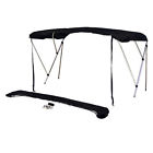 112327231 Ameritex Fabrics Rinker Black Inch Aluminum Boat Bimini Top