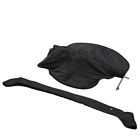 117419874 Bennington Boats Pontoon Boat Wakeboard Bimini Top Charcoal Gray