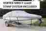 Grey1200d-2022vh 1200d Vortex New Super Heavy Duty Grey 22 Fishing Ski Runabout Boat Cover