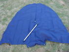 1233451 Boston Whaler Ventura Bow Cover Blue New With Pole And