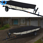 Tl26169q 12ft 14ft 16ft 18ft Waterproof Heavy Duty Towable For Jon Boat Cover Black 600d