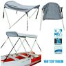 153128htsim110 Unbranded Bow Boat Bimini Top Canopy Cover Clips Sun Shade