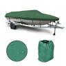 1618595300gre Oxford Fabric Waterproof Boat Cover Dark Army Green