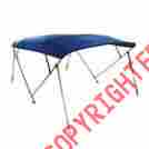 164-3b Oceansouth Bimini Top 3 Bow Boat Cover Blue 6x54 X 73 78