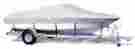 Tay071726 18.4-19.3 Taylor-made Trailerite Boat Cover V-hull I O Gray Ft 96 In Beam 040011717269