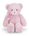 193604 Bearington Collection Babys First Teddy Bear Pink Plush 842878033366