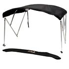 1945254 Sea Ray Boats 2010-2011 175 Sport 74 81 Inch Black Stainless Boat Bimini Top
