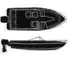 48903101615 19ftx93 10161 Attwood Marine Boaters Best Polyester Boat Cover For V-hull O B