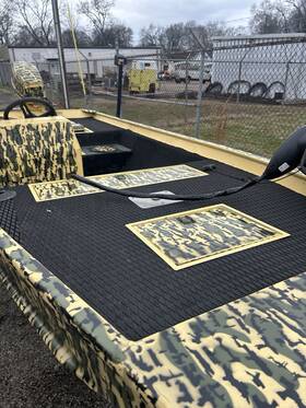 Lwn181lbi091 1st-racing 1994 Lowe S Boat New Camo Paint Job 50 2 Stroke Johnson Eva Floor Non Slip