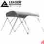 20105012 Unbranded New 600d Grey 3 Bow Waterproof Bimini Top Boat Covers 6l X 46 H 67-72 W