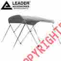 20105013 Unbranded New 600d Grey 3 Bow Waterproof Bimini Top Boat Covers 6l X 46 H 73-78w