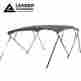 20105016 Unbranded Deluxe 600d Solution Dyed 4 Bow Square Pontoon Bimini Top 8l X 54 H 79 84 W