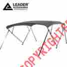20105019 Unbranded Deluxe 600d Solution Dyed 4 Bow Square Pontoon Bimini Top 8l X 54 H 97 102 W