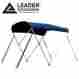 20105028 Unbranded New 600d Pacific Blue 3 Bow Bimini Top Boat Covers 6l X 46 H 61 66 W
