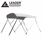 20105058c 364661 Leader Accessories New 600d White 3 Bow Bimini Top Boat Covers 6l X 46 H 61 66 W