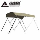 20105080c 364685 Leader Accessories New 600d Sand 3 Bow Bimini Top Boat Covers 6l X 46 H 85 90 W