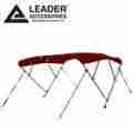 20105092c 485485 Leader Accessories Burgundy 4 Bow Bimini Top Boat Cover 8l X 54 H 85 90 W
