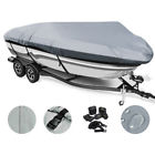 2022725290gra Waterproof Heavy Duty Fabric Trailerable Shape Boat Cover 651519381892