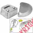 20708 Tecnoseal Anode Kit Volvo Sx W Hardware Zinc Polybag