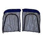 2100708 Bayliner Boats Cr Navy Boat Zippered Snap Side Curtains Set