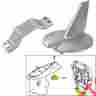 21104 Tecnoseal Anode Kit Yamaha 200 250 Hp Zinc Polybag