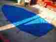 22x13 Heavy Duty Extra Thick Blue Waterproof Boat Canvas Cover Used