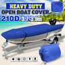 12-12.8 26y4q2t Matcc Waterproof Open Boat Cover Heavy Duty Trailerable Fishing Runabout