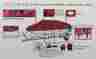 2803by Coverpro 20 21 22 V-hull Fish Ski Trailerable Boat Cover Burgundy Brand New