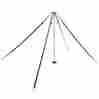 33bcs001-p158cm-11 Yessources Aluminum Yacht Boat Cover Support Pole Stand Kit With Strap System Adjustable 640671044783