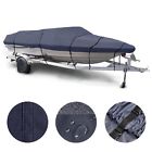 33btc001-2022ft-03 Yessources 20 21 22 Trailerable Fish Ski Boat Cover 600d Waterproof Beam 100 V-hull Blue 637509401962
