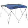 33btc004-bimini-03 Yessources New Uv Waterproof 600d Oxford Bimini 3 Bow Top Boat Cover With Storage Bag Blue 637509499778