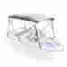 33btc007-4bow9196-09 Yessources Premium 4 Bow Bimini Top Boat Cover 91 96 600d Oxford Uv Waterproof 8 Blue 640671044837