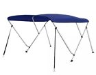 3b1004pb Seamander Bow Bimini Top Boat Cover With Frame 611040317814