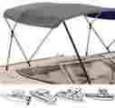 3bt5406036g Elite Marine 3 Bow Low Profile Bimini Tops For Boats Fits 72 L X 36 H 54 To 60 Wide