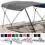 3bt6707236g Elite Marine 3 Bow Low Profile Bimini Tops For Boats Fits 72 L X 36 H 67 To Wide