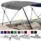 3bt6707254g Elite Marine 3 Bow High Profile Bimini Tops For Boats Fits 54 H X 6 L 67 To 72 Wide