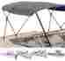 3bt8509036g Elite Marine 3 Bow Low Profile Bimini Tops For Boats Fits 72 L X 36 H 85 To 90 Wide