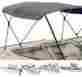 3bt8509054g Elite Marine 3 Bow High Profile Bimini Tops For Boats Fits 54 H X 72 L 85 To 90 Wide
