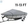 441546 Netuera New Waterproof Heavy Duty Boat Cover Grey Trailerable Fishing