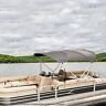 45243-14nsnl Dowco Marine Bimini Top Fits Suntracker Party Barge Blk