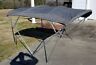 455737002 Max Motosports New Bimini Bow Top Boat Cover Gray With