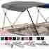4bt8509054g Elite Marine 4 Bow High Profile Bimini Tops For Boats Fits 54 H X 96 L 85 To 90 Wide