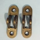 50061218 Seasense Lot Of Black Deck Mounting Brackets Only No Cross
