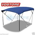 544882 Max Motosports Bimini 4 Bow Top Boat Cover Blue 96 L 54 H 91 W Rear Support Poles