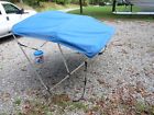 5487srb Westland Bimini Boat Top Cover Blue Wide Tall Long Bow