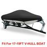 605322003250 Uxcell Fabric Waterproof Boat Cover Black